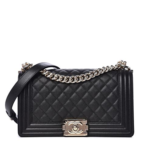 chanel boy new medium caviar buy|Chanel Boy Flap Quilted Caviar Diamond New Medium Black.